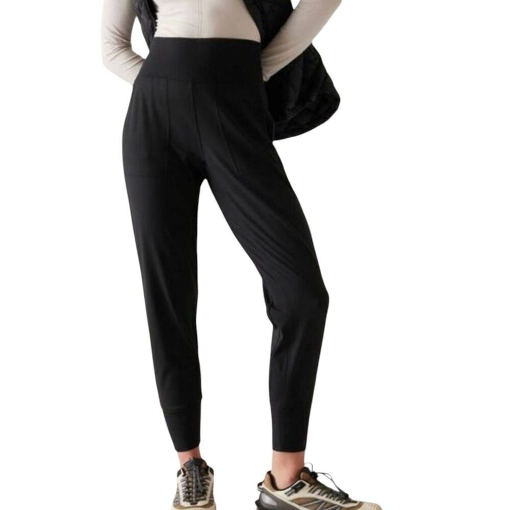 ATHLETA Venice Mid Rise Jogger in Black Size Small